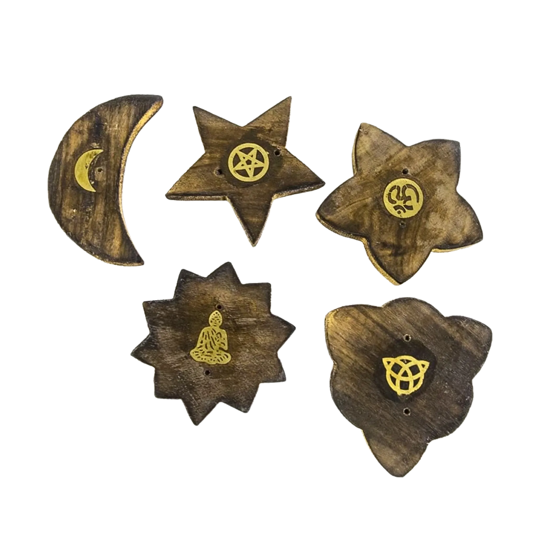 Porta Sahumerios de Madera Varios Diseños