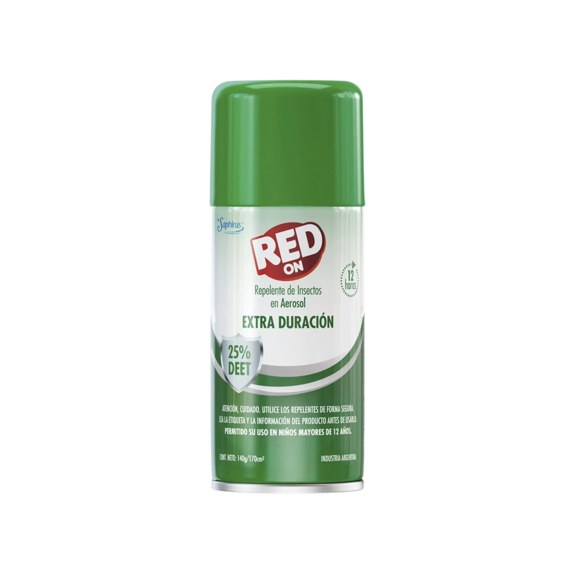 Repelente RED ON Aerosol Verde Saphirus