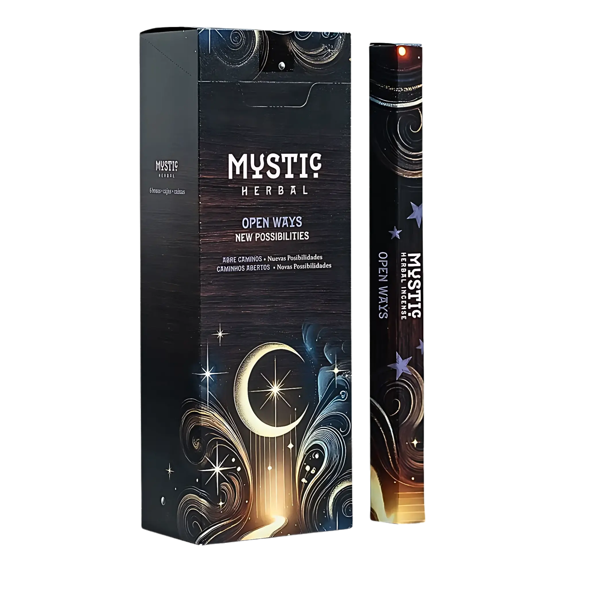 Sahumerios Hexagonales Mystic Herbal Incense x 20 Varillas
