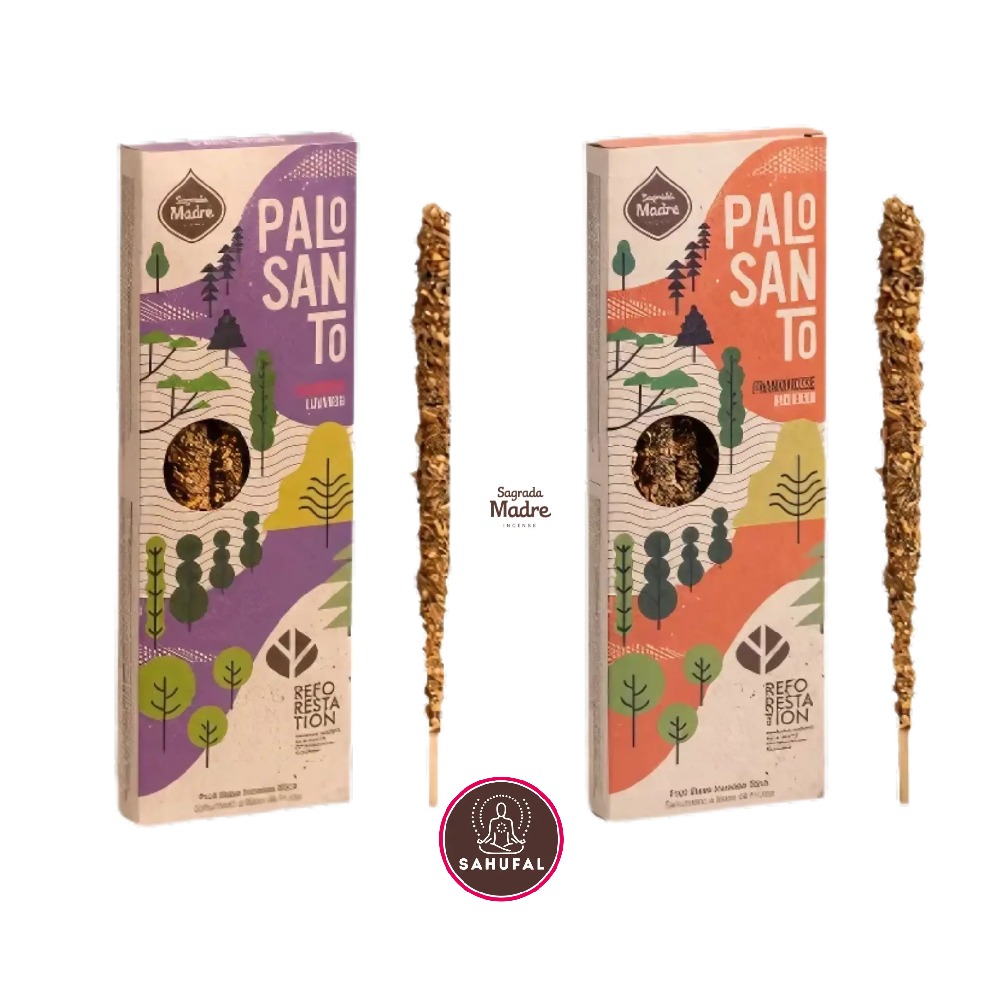 Sahumerios de Palo Santo Corto Sagrada Madre