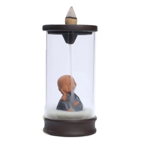 Lluvia de Humo sobre Niño Buda 12.5 cm