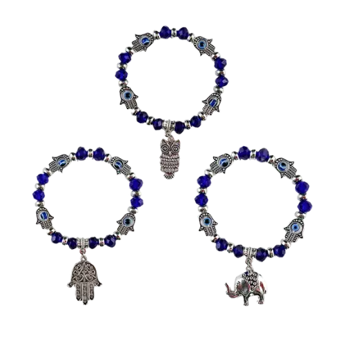 Pulsera Facetada Ojo Turco Varios Modelos