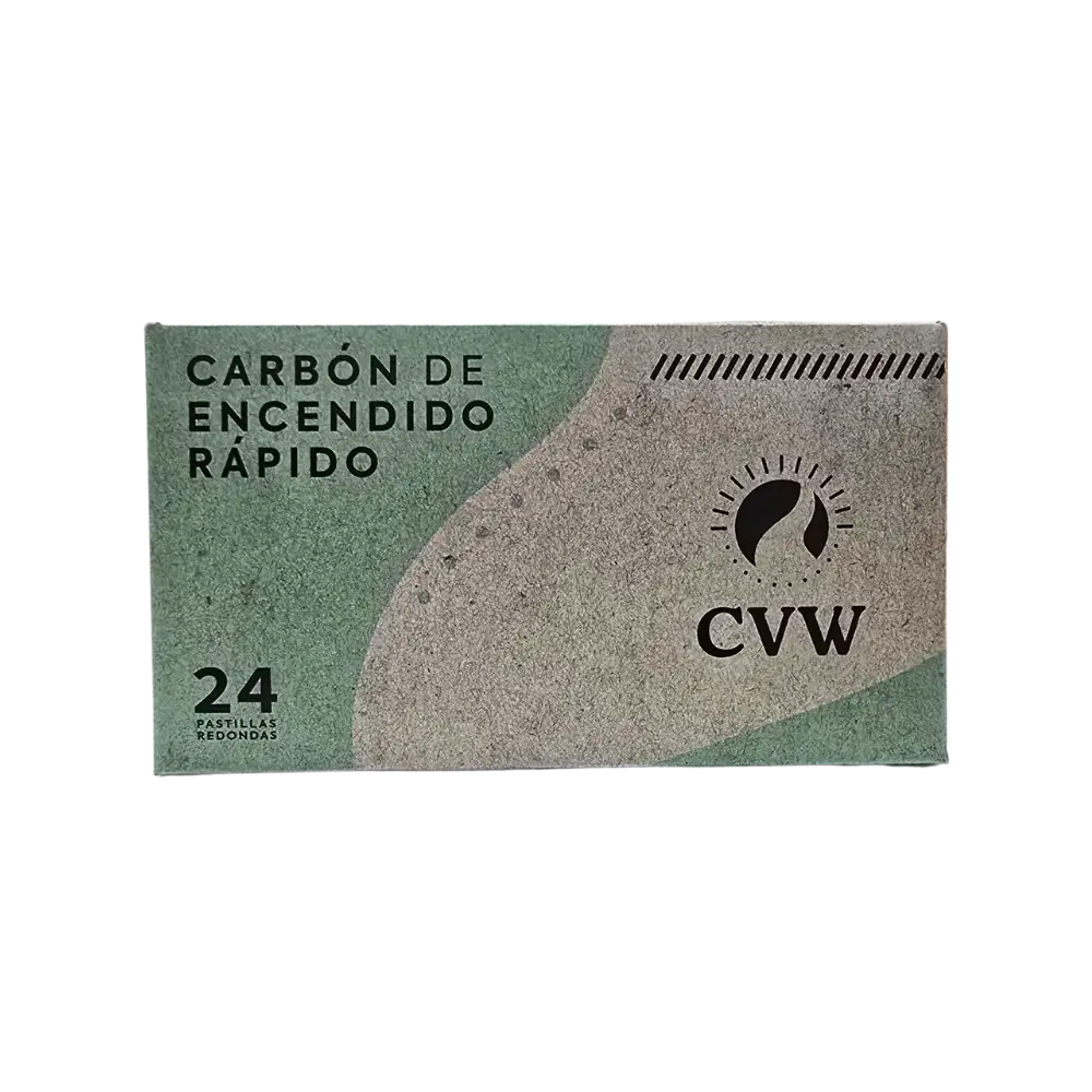Carbón de Encendido Rápido Caja x 24 Unidades