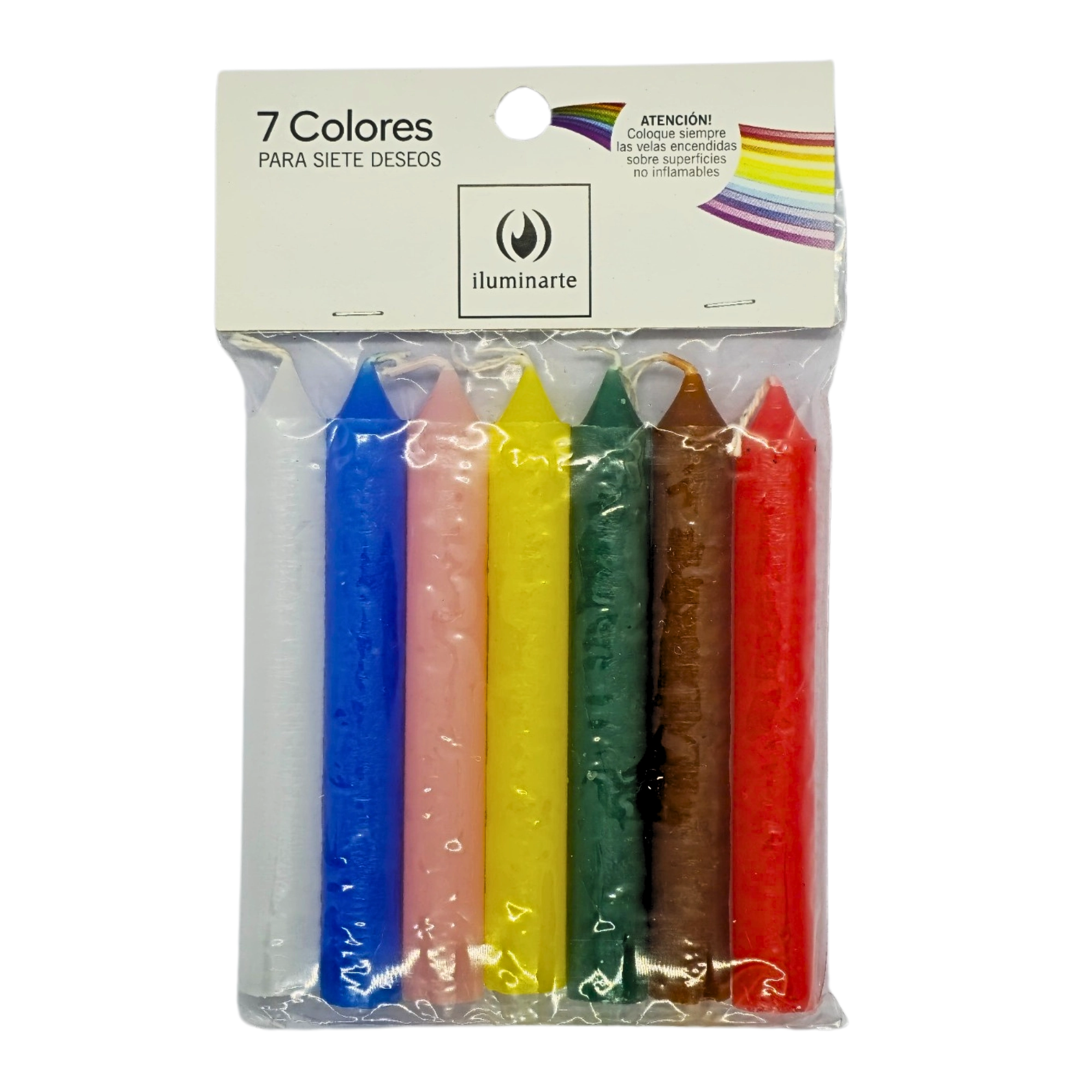 Velas 7 Colores de Parafina