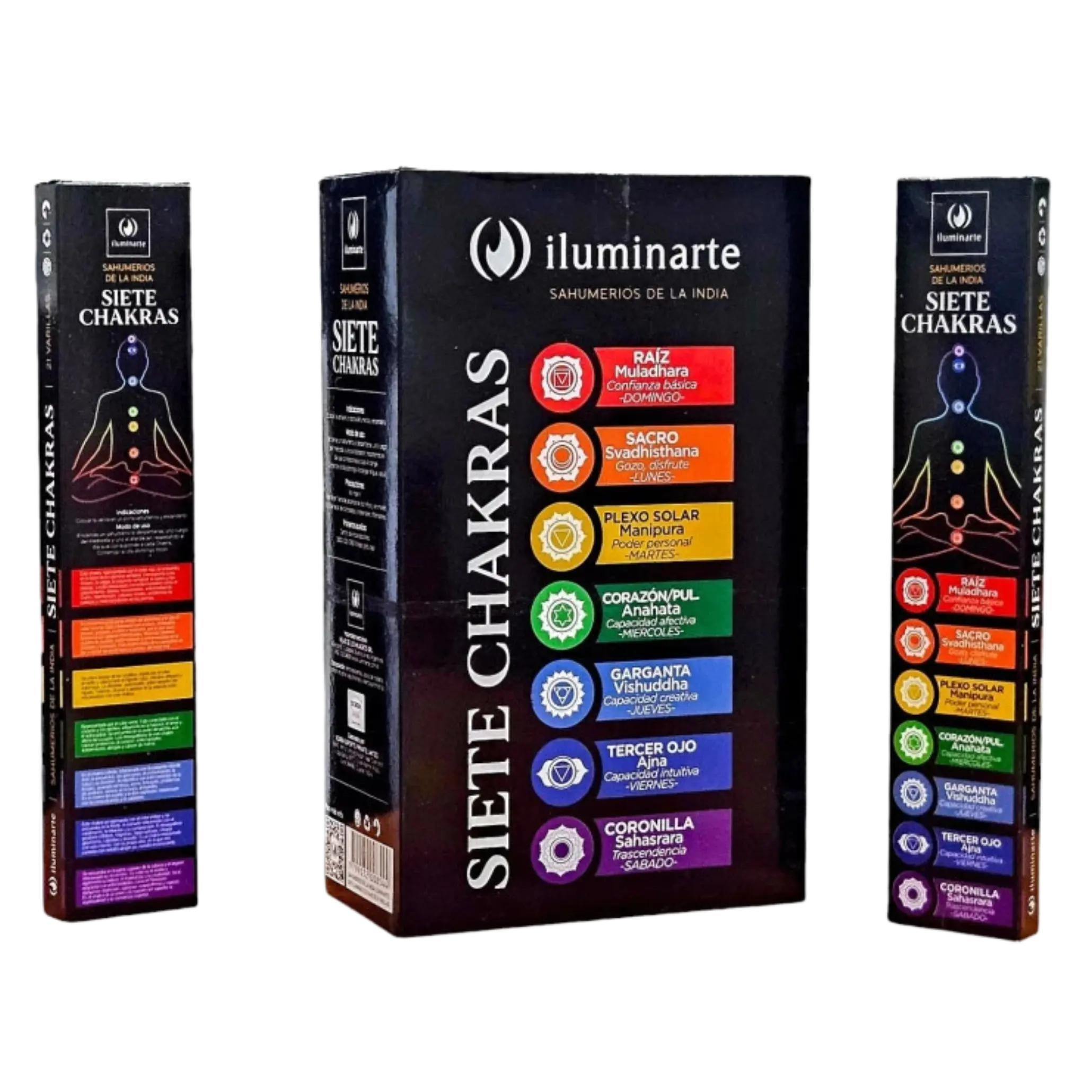 Sahumerios Siete Chakras Iluminarte