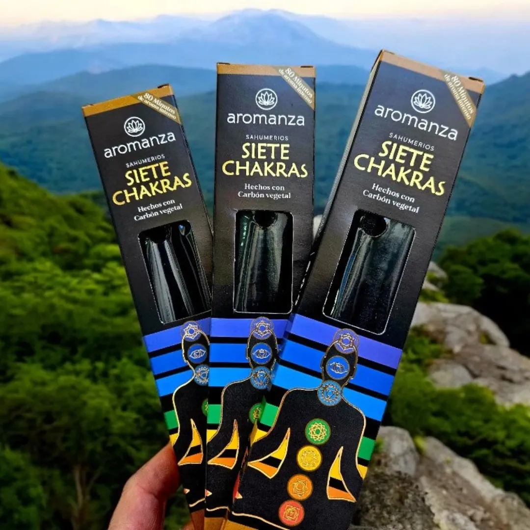 Sahumerios Aromanza 7 Chakras x 7 Varillas