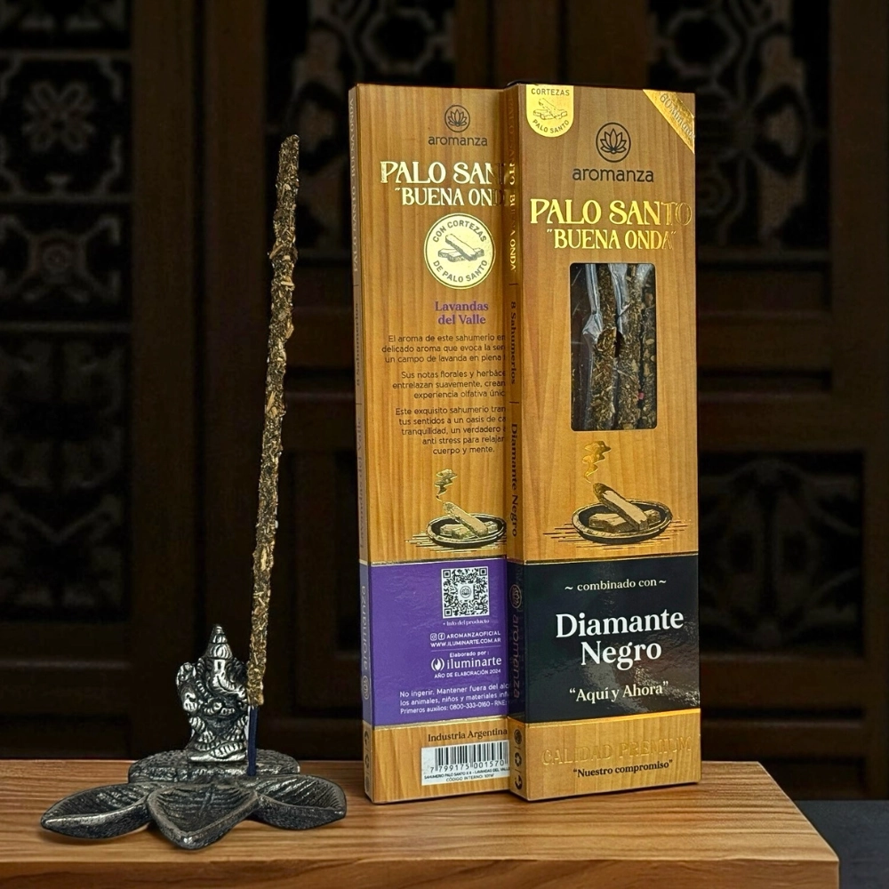 Sahumerios Palo Santo Buena Onda Aromanza x 8 Varillas