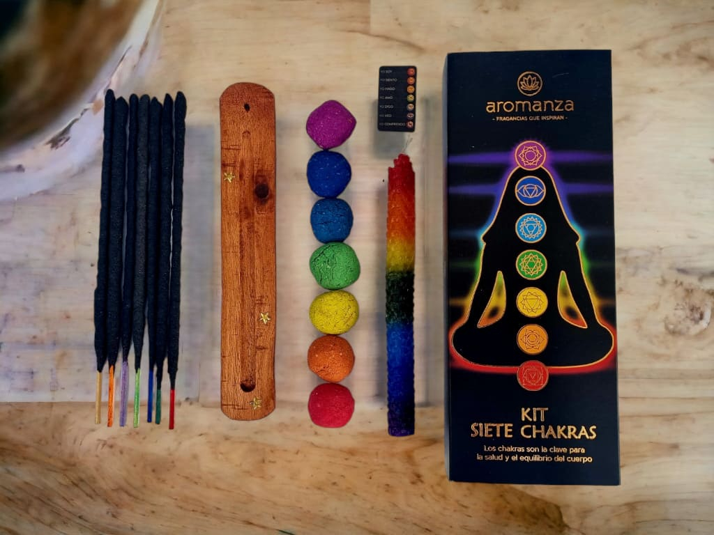 Box KIt Siete Chakras Premium Aromanza