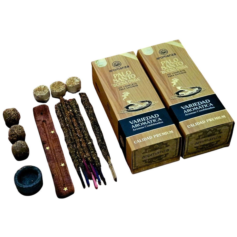 Box Kit Palo Santo Buena Onda Aromanza