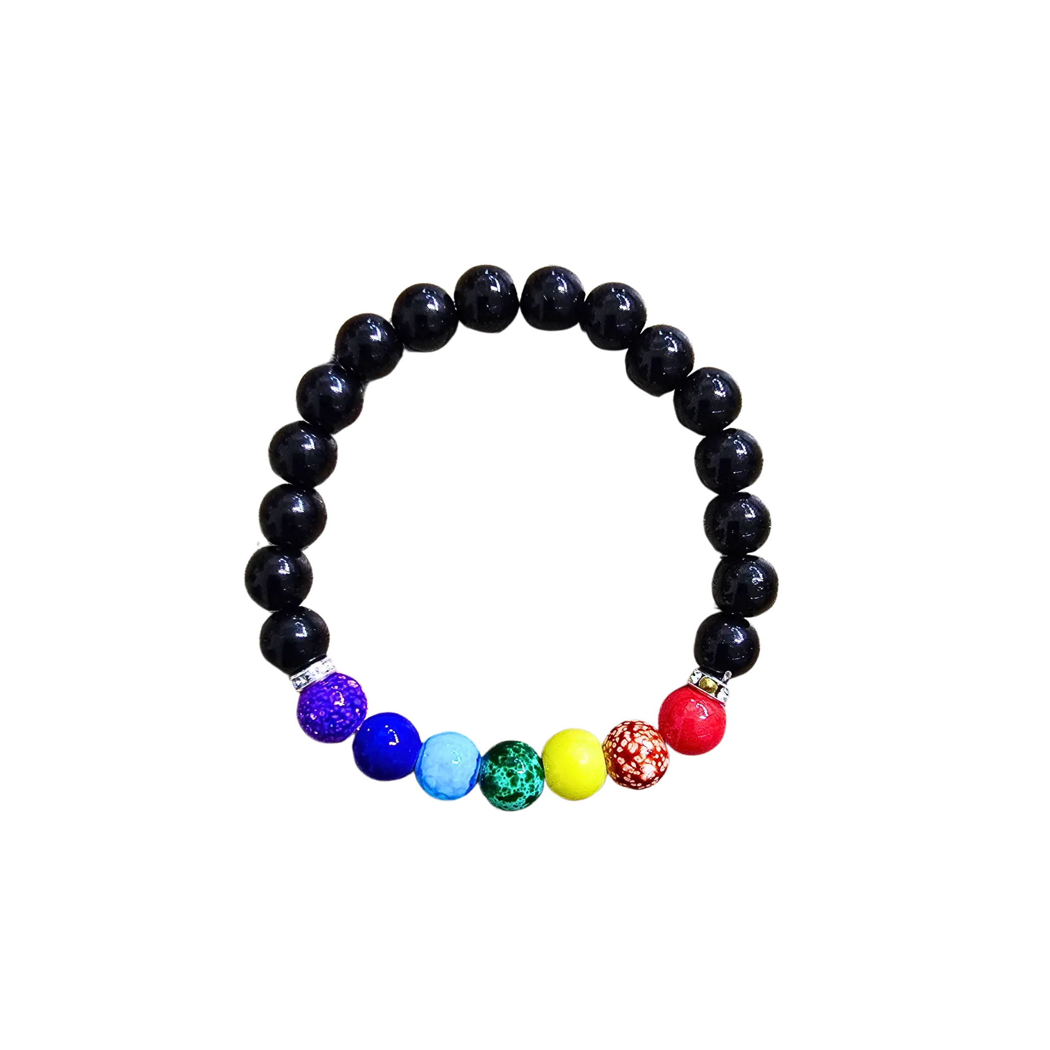 Pulsera Negra 7 Poderes
