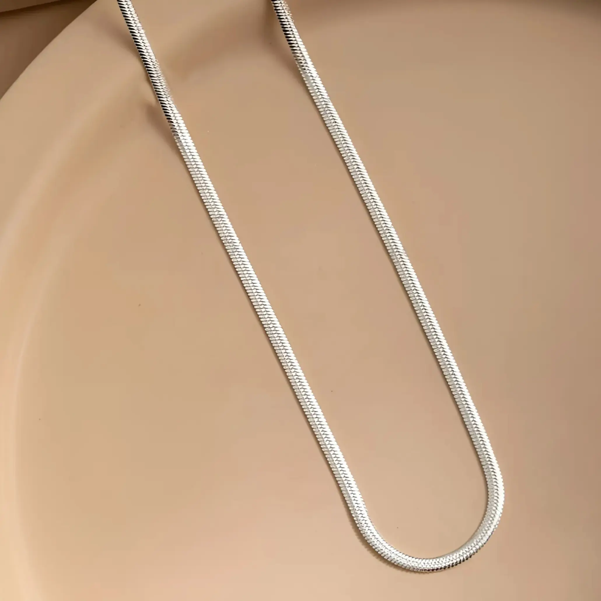 Cadena Acero Chata 45 cm