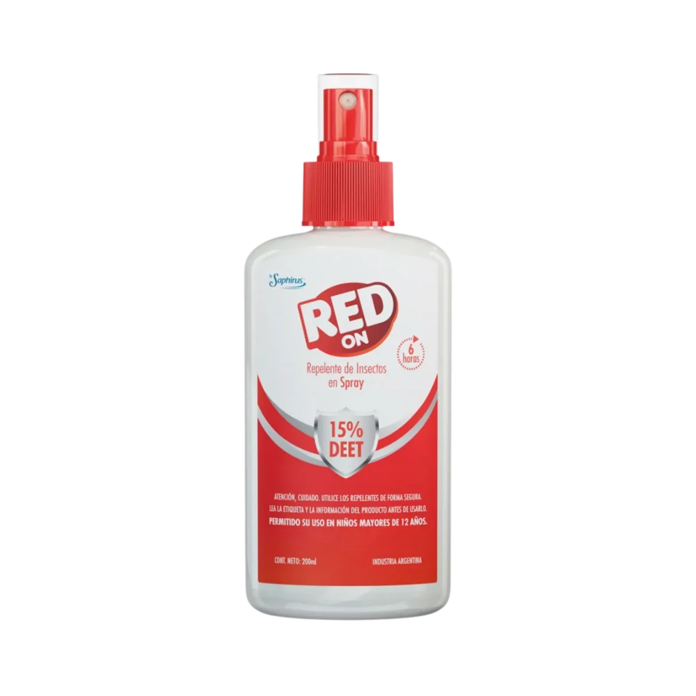 Repelente RED ON 200 ML Rojo Saphirus