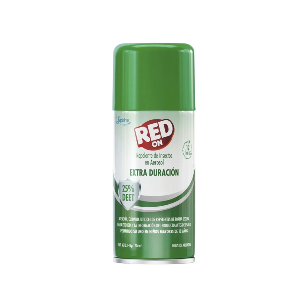 Repelente RED ON Aerosol Verde Saphirus Sahufal