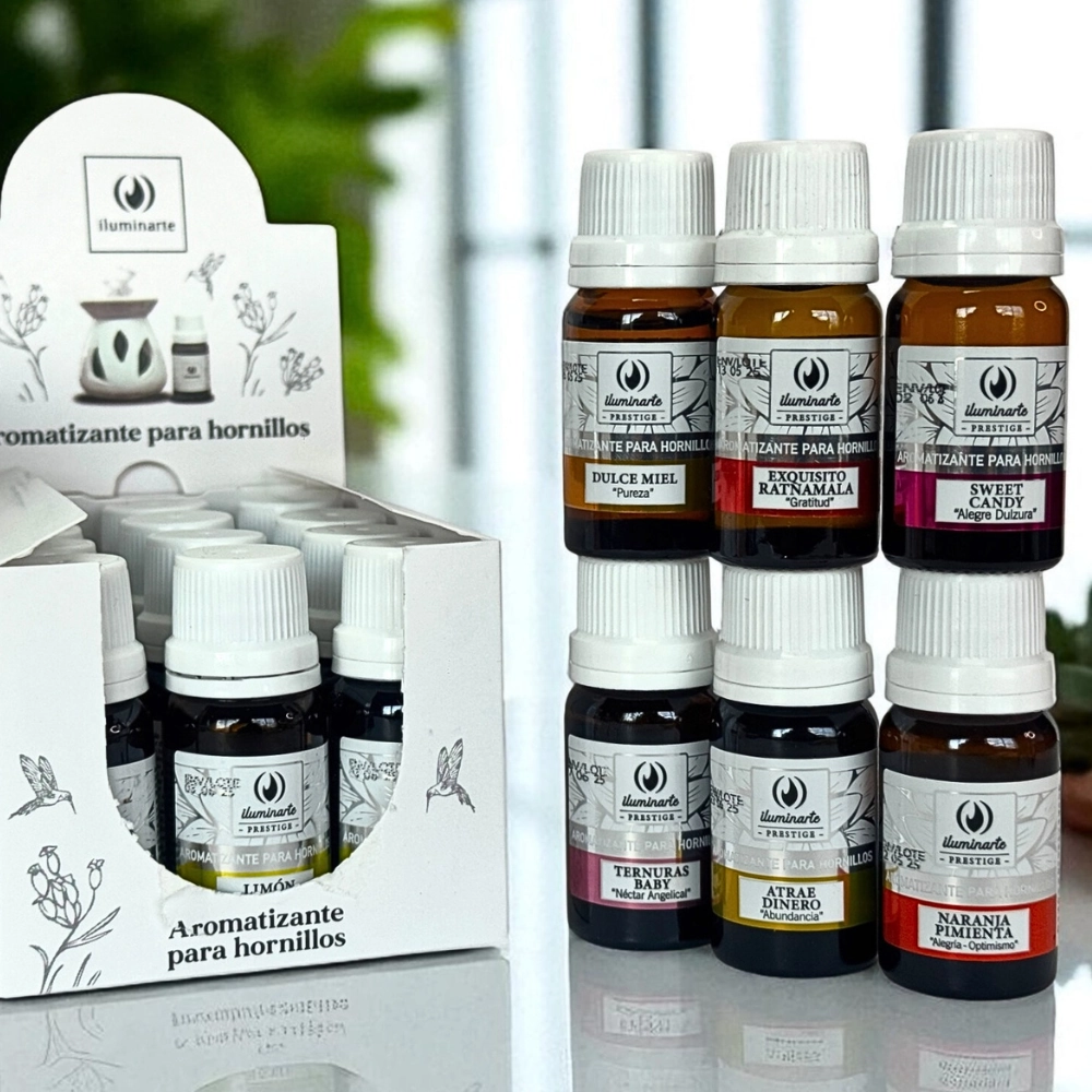 Esencia Aceite Esencial para Hornillo Iluminarte 10ml Sahufal