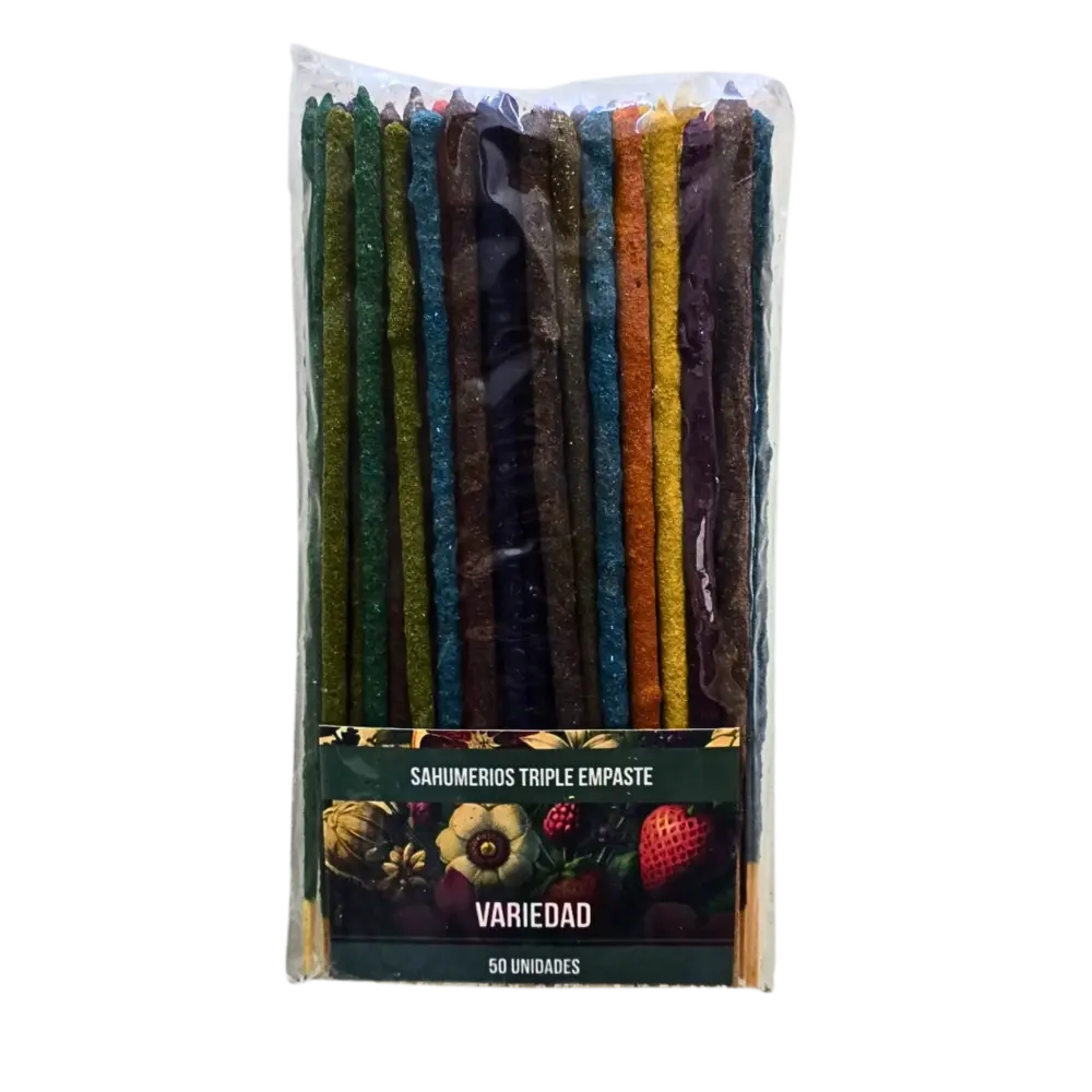 Sahumerios Triple Empaste x 50 Variedad Nacional Sahufal