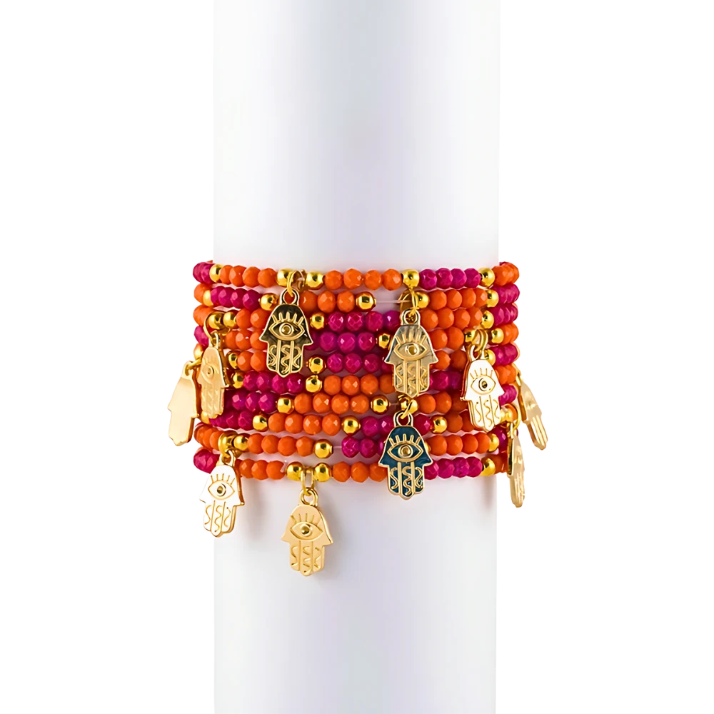 Pulsera Cristal Chico con Dije Sahufal