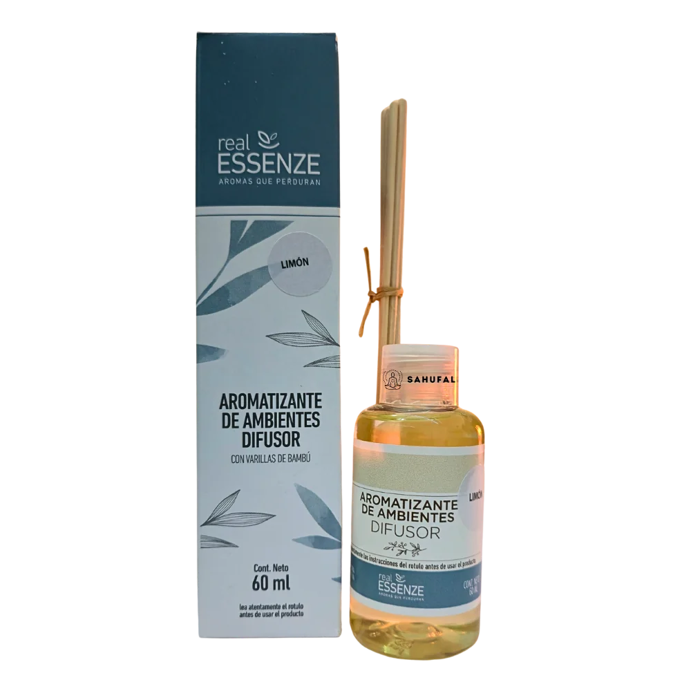 Aromatizante de Ambientes Difusor Real Essenze 60ml Sahufal