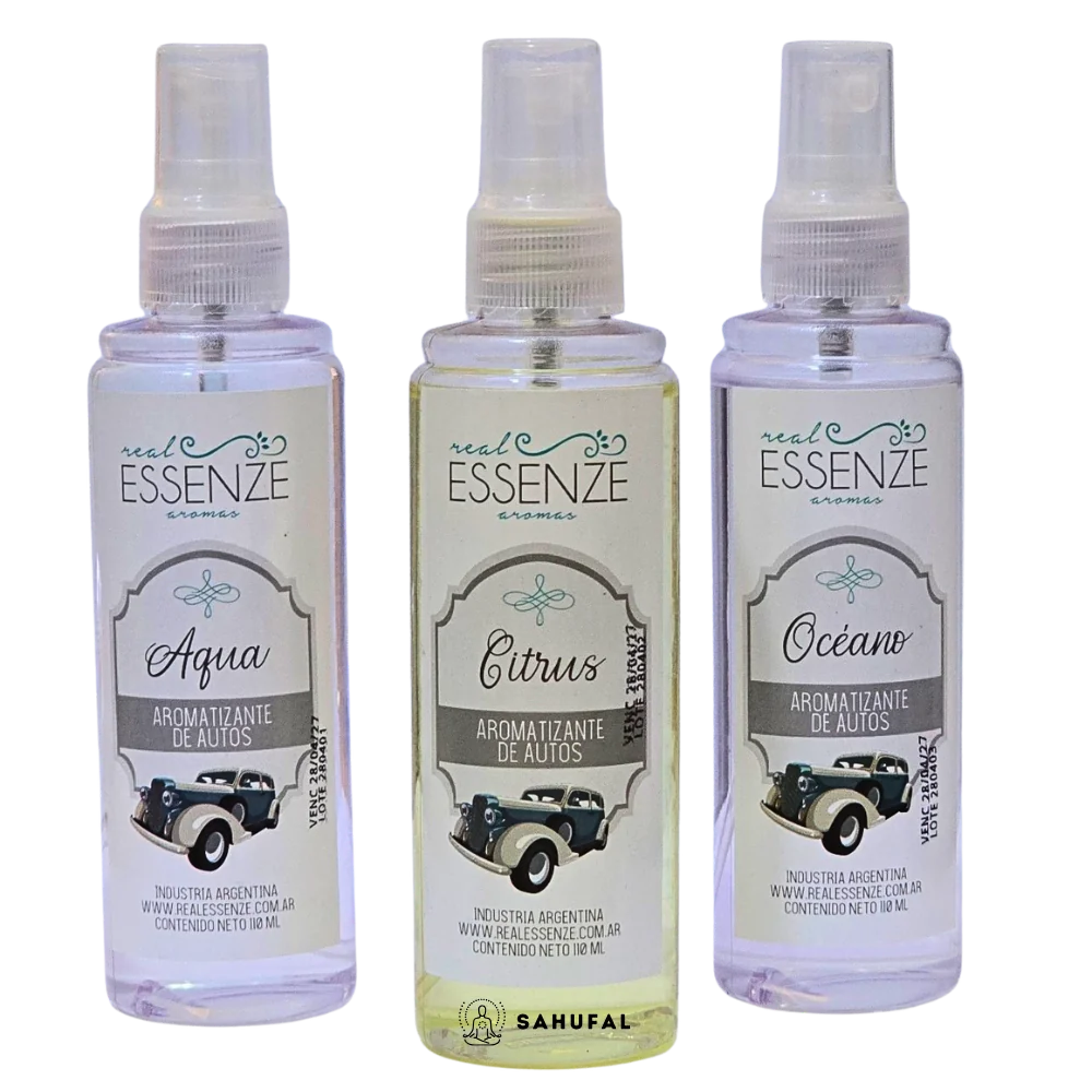 Aromatizante para Auto Real Essenze x 110 ml Sahufal