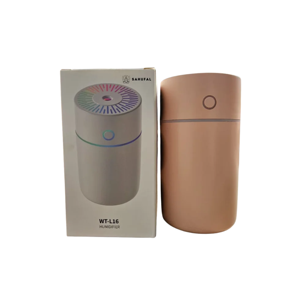 Humidificador USB WT-L16 con Luz LED y Tanque de 250ml – Diseño Moderno y Silencioso Sahufal