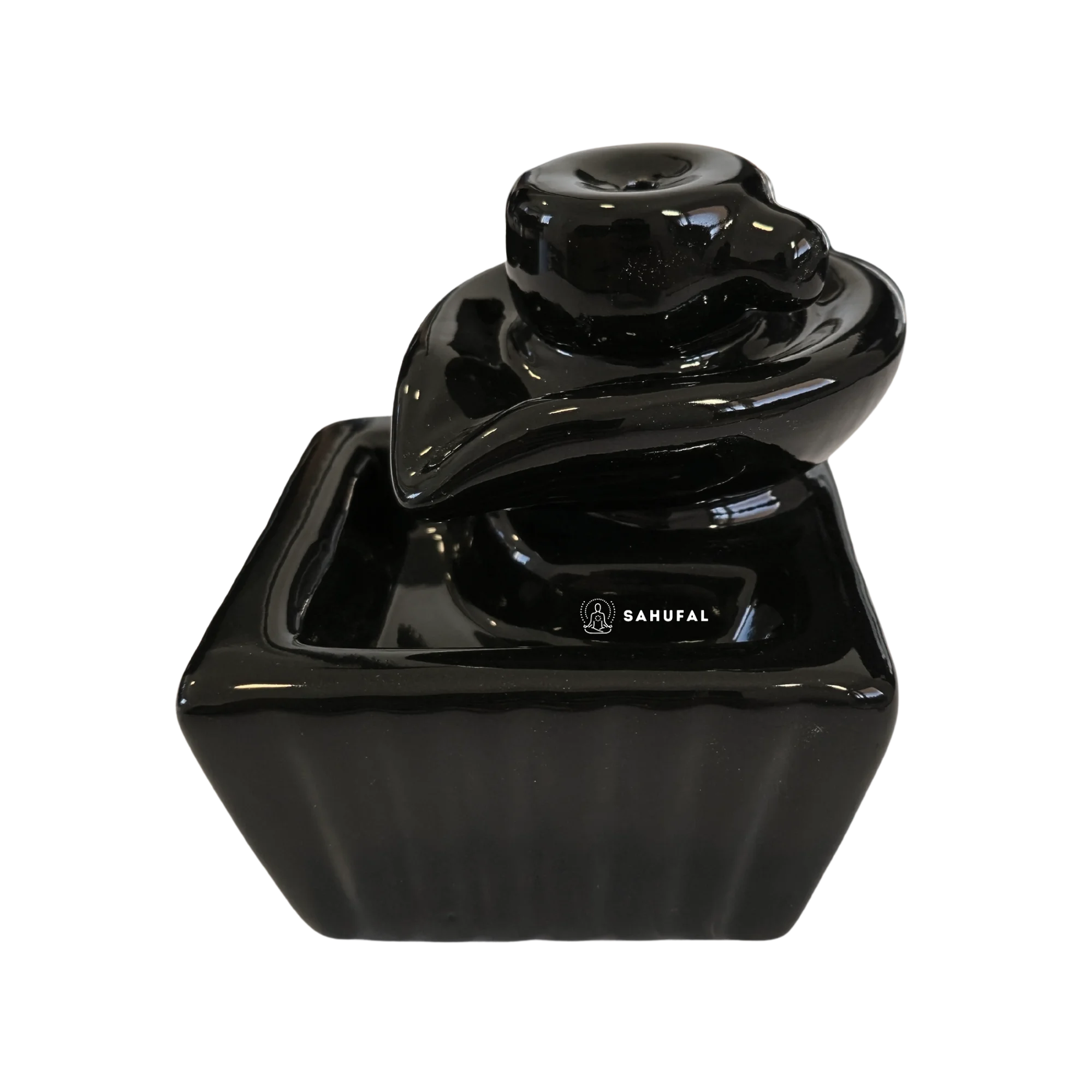 Cascada de Humo Fuente Cubo Cerámica 1 Cascada de Humo Fuente Cubo Cerámica Sahufal