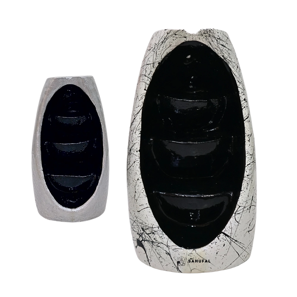 Cascada de Humo Óvalo Elegante Yeso Extra Duro 14 cm Sahufal