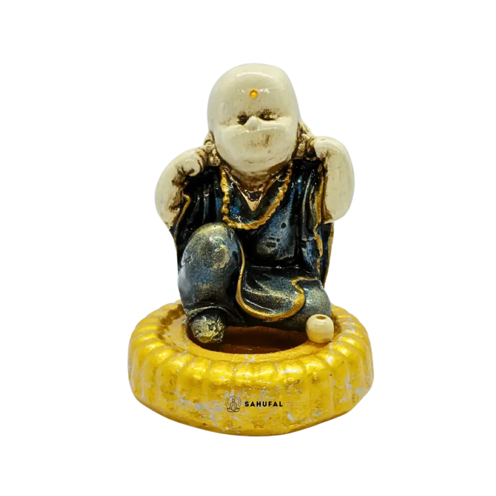 Porta Sahumerio Buda Yeso Extra Duro 14 cm Sahufal