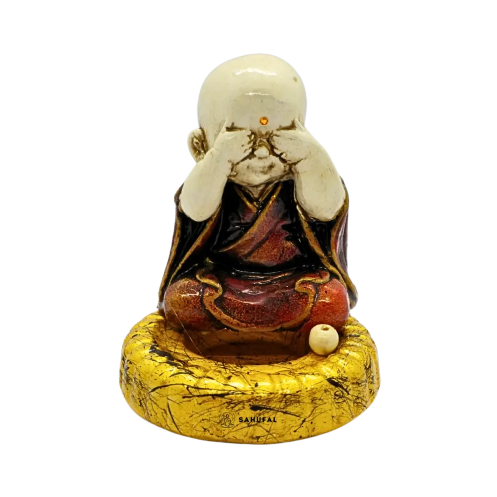Porta Sahumerio Buda Yeso Extra Duro 14 cm Sahufal