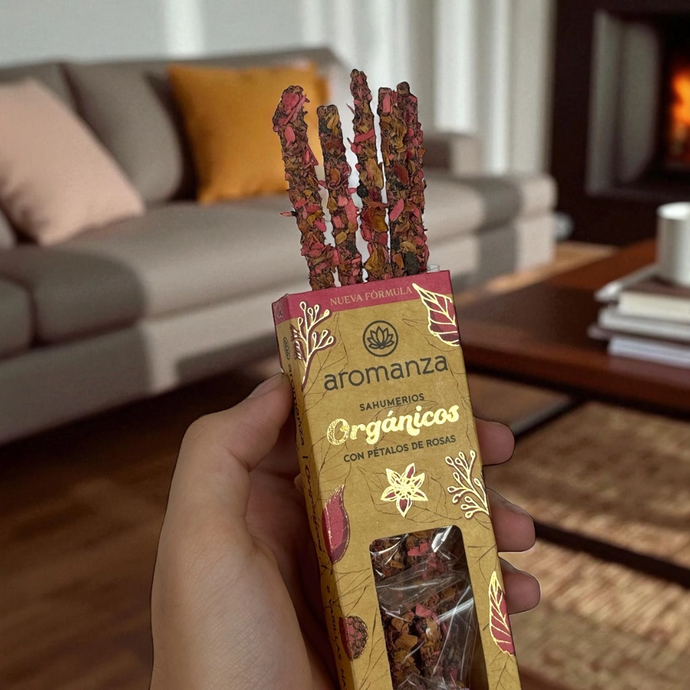 Sahumerios Orgánicos Aromanza x 6 varillas 4 Sahumerios Orgánicos Aromanza x 6 varillas Sahufal
