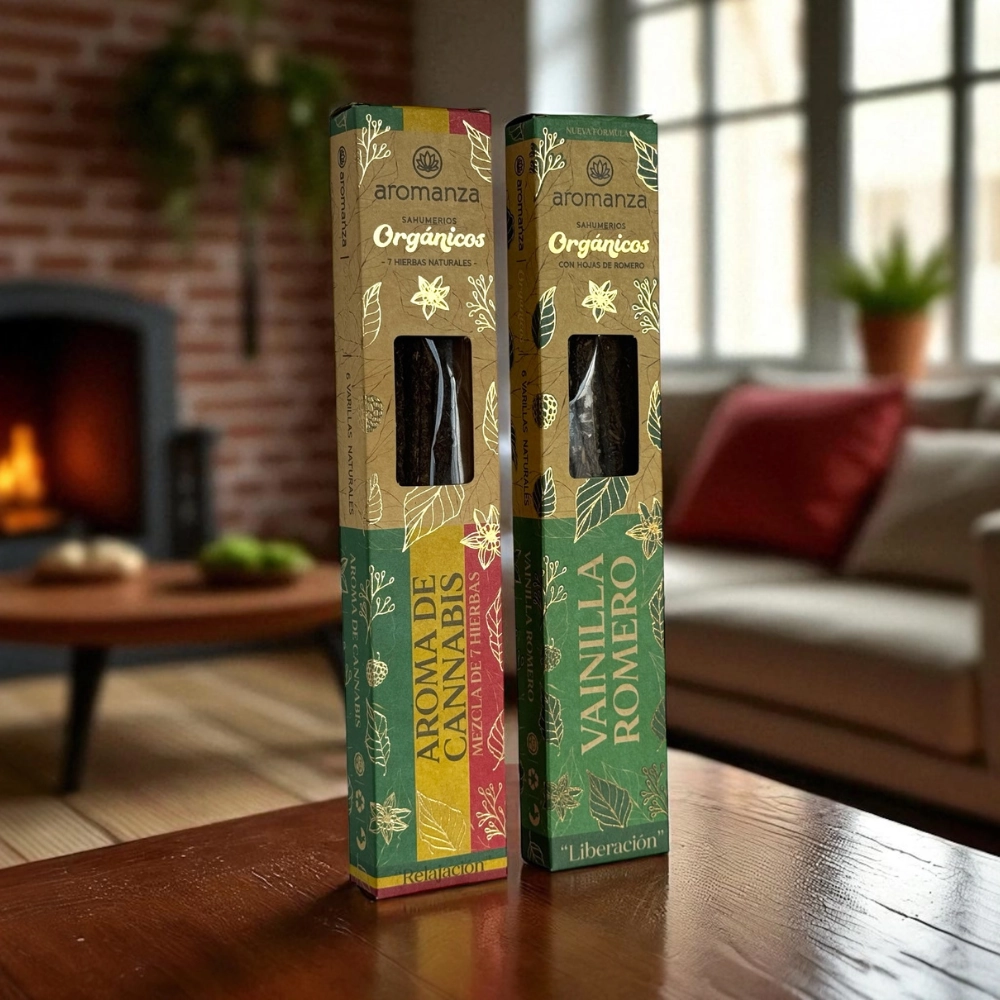 Sahumerios Orgánicos Aromanza x 6 varillas 5 Sahumerios Orgánicos Aromanza x 6 varillas Sahufal