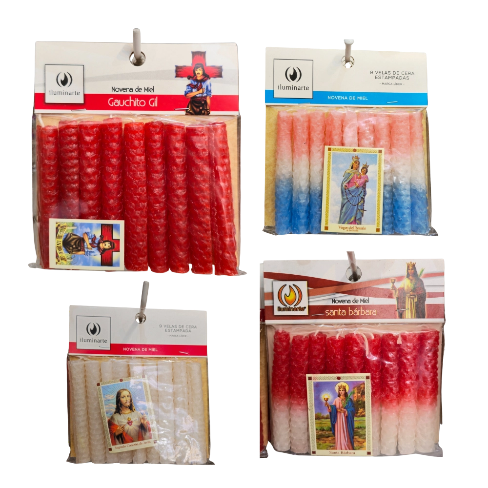 Velas Novenas de Miel Sahufal