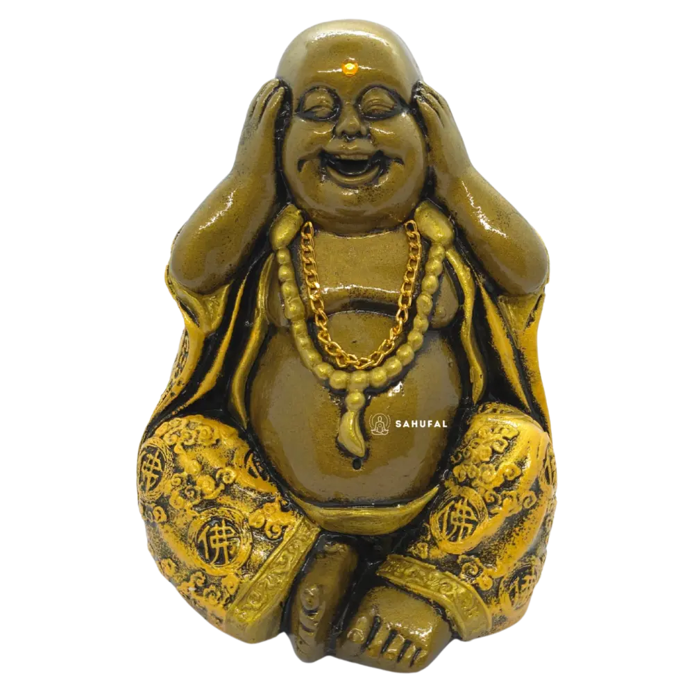 Buda Sonriente de la Fortuna 21 cm Yeso Extra Duro
