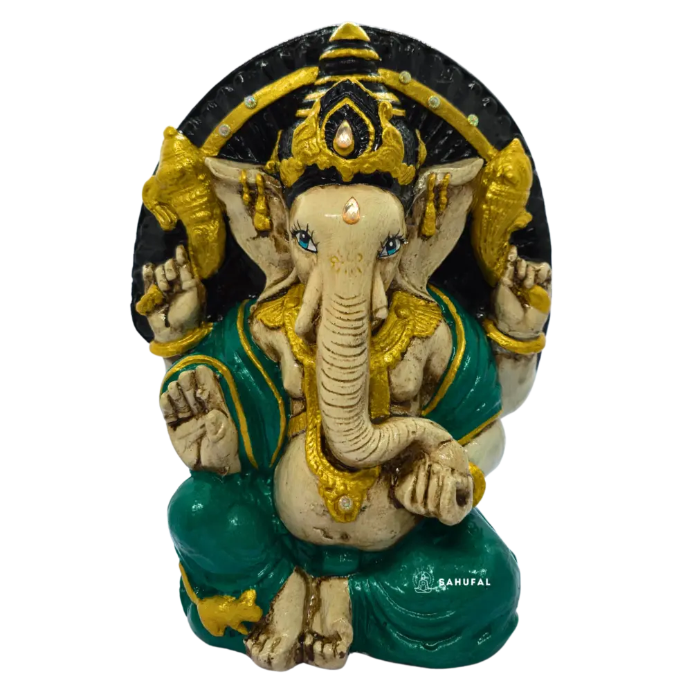 Ganesha 23 cm Yeso Extra Duro Sahufal