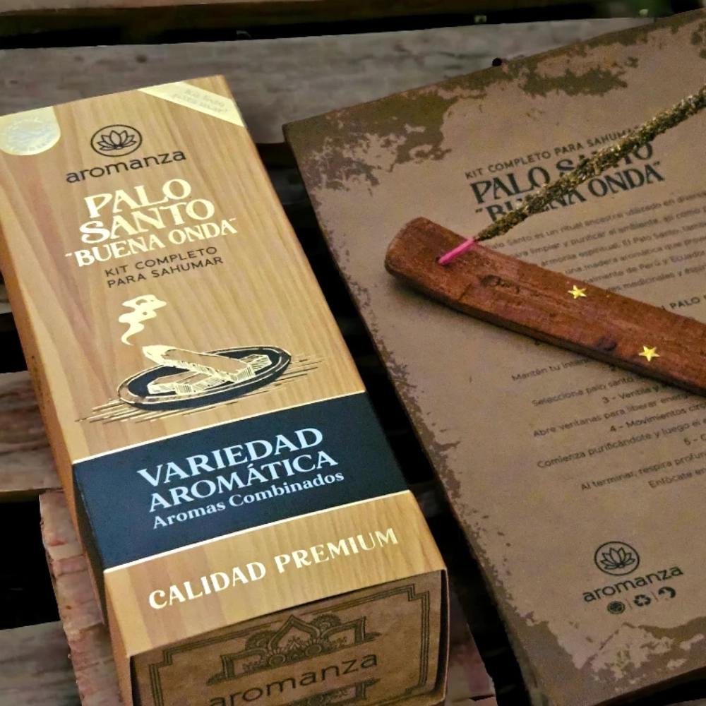 Box Kit Palo Santo Buena Onda Aromanza 3 Box Kit Palo Santo Buena Onda Aromanza Sahufal