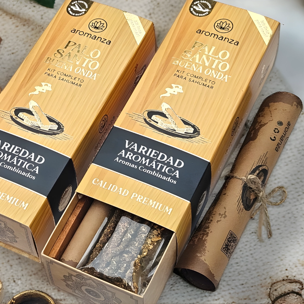 Box Kit Palo Santo Buena Onda Aromanza 6 Box Kit Palo Santo Buena Onda Aromanza Sahufal