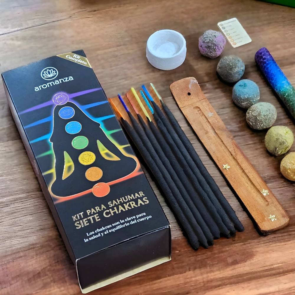 Box KIt Siete Chakras Premium Aromanza Sahufal 1