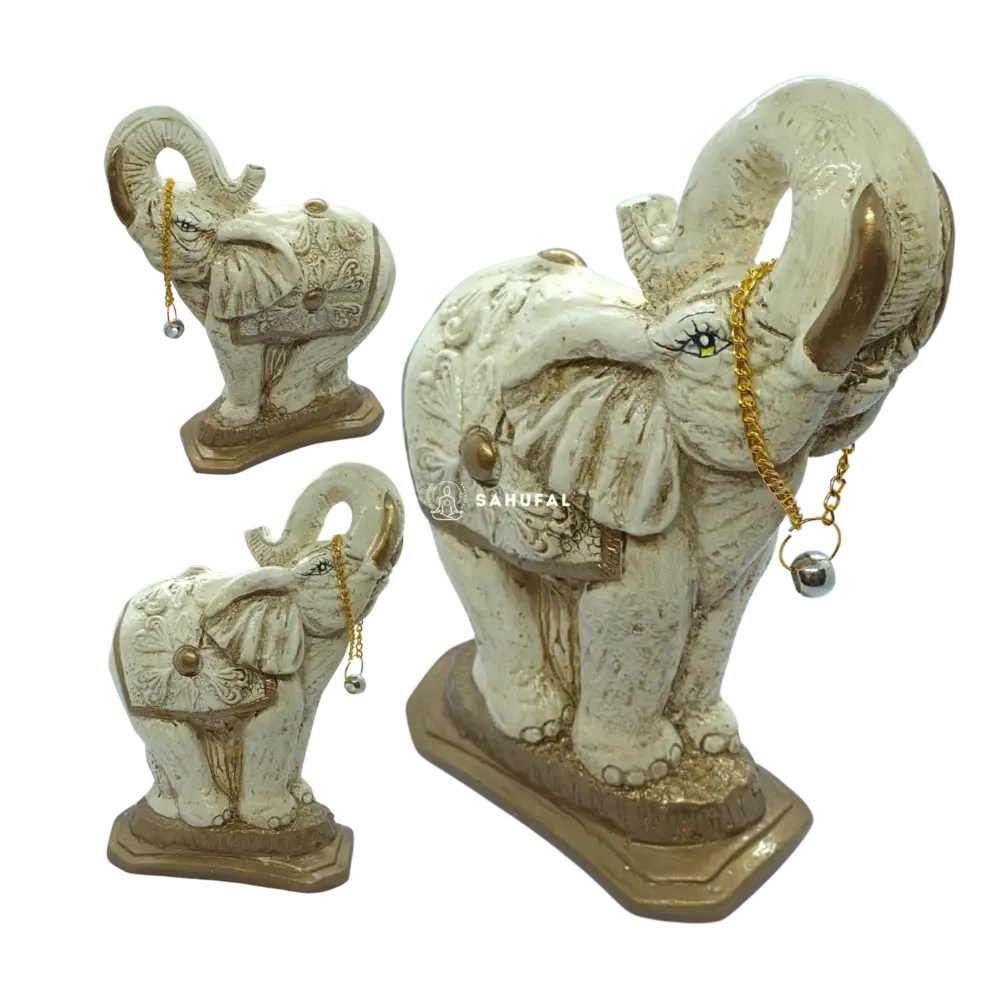 Elefante de la Abundancia con Cadena 29 cm Sahufal