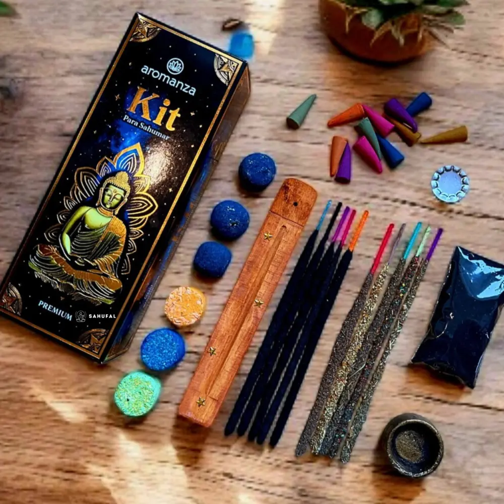 Kit Para Sahumar Premium Aromanza Sahufal