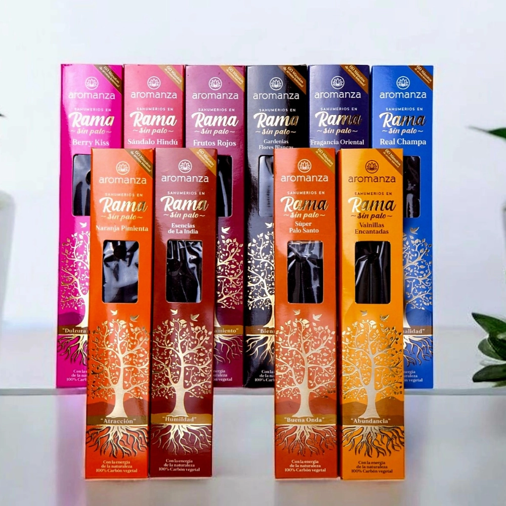 Sahumerios en Rama Aromanza x 8 unidades Sahufal