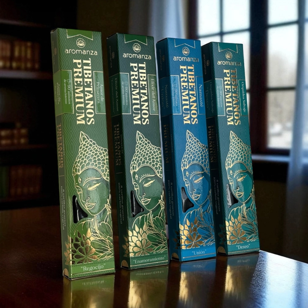 Sahumerios Tibetanos Premium Aromanza 8 Varillas Sahufal