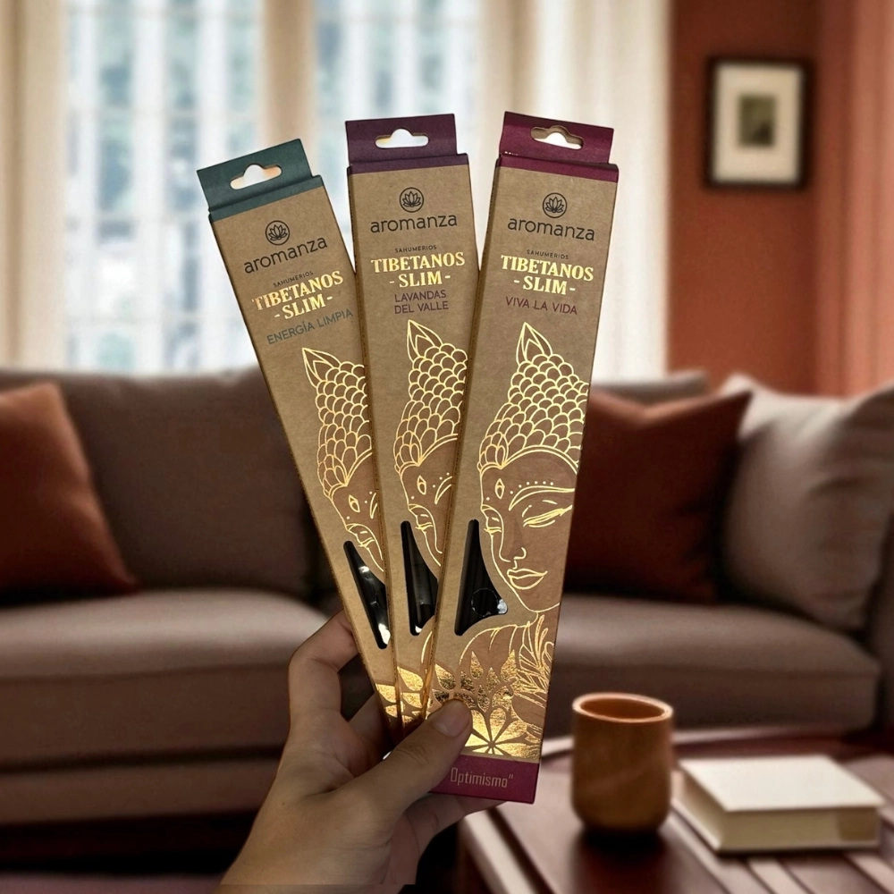 Sahumerios Tibetanos Slim Aromanza x 10 Varillas Sahufal