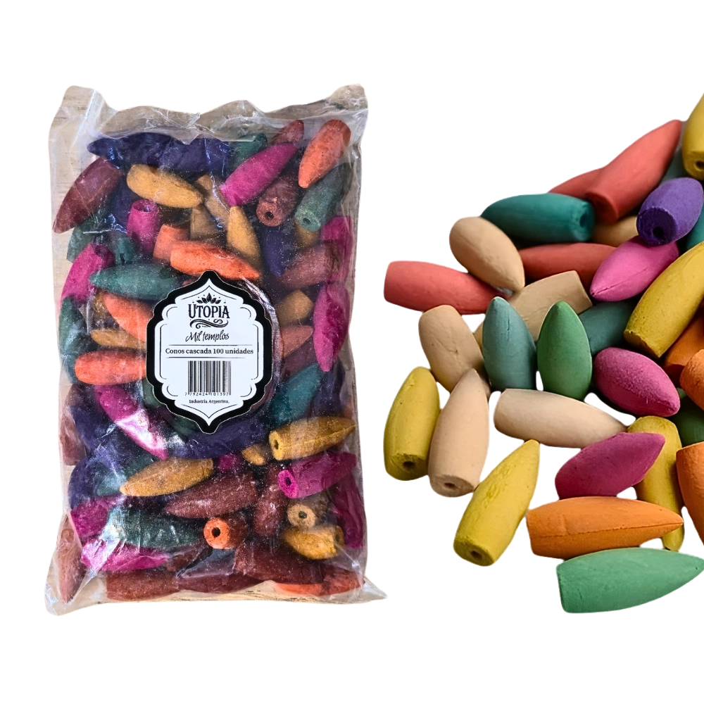 Conos para Cascada Mil Templos x 100 Unidades SAHUFAL