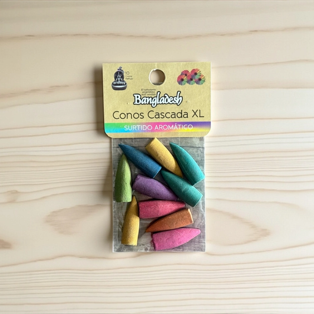 Conos Cascada XL x 10 unidades Bangladesh 3 Conos Cascada XL x 10 unidades Bangladesh Sahufal