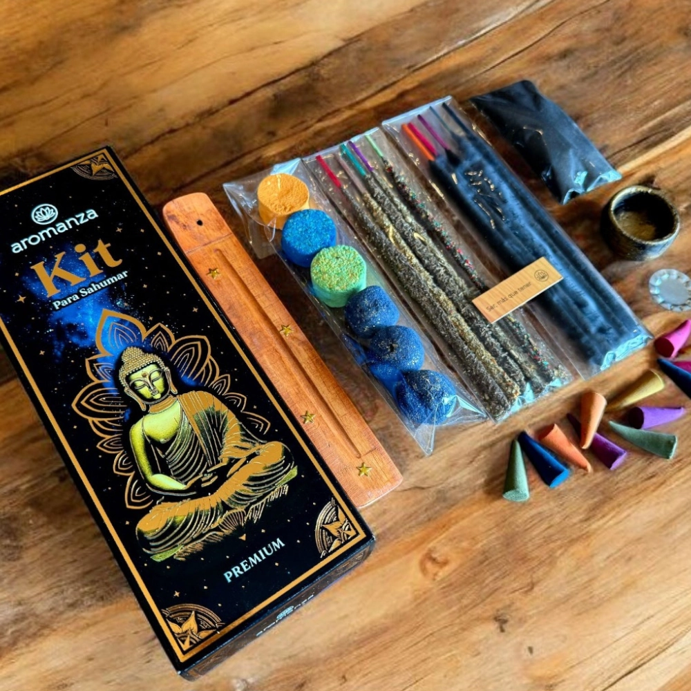 Kit Sahumardor Premium Aromanza 12 Kit Sahumardor Premium Aromanza Sahufal