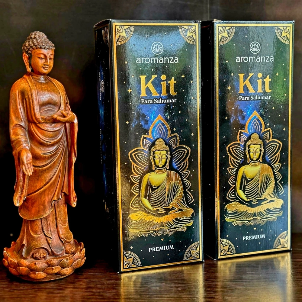 Kit Sahumardor Premium Aromanza 8 Kit Sahumardor Premium Aromanza Sahufal