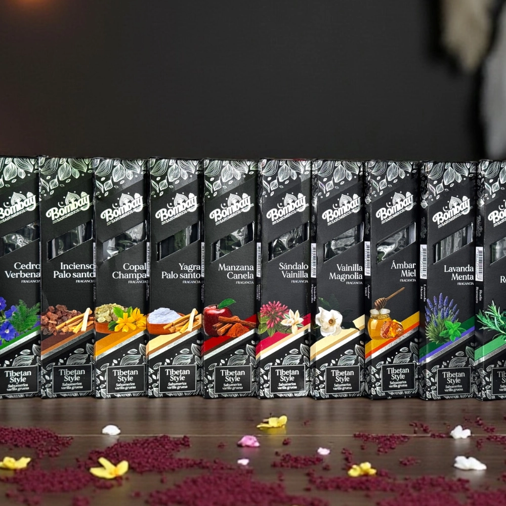Sahumerios Bombay Tibetan Style x 8 varillas Sahufal