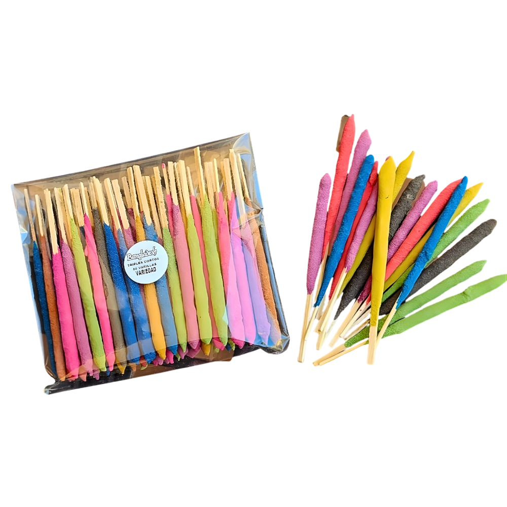 Sahumerios Mini Triple Empaste x 50 varillas Bangladesh Sahufal