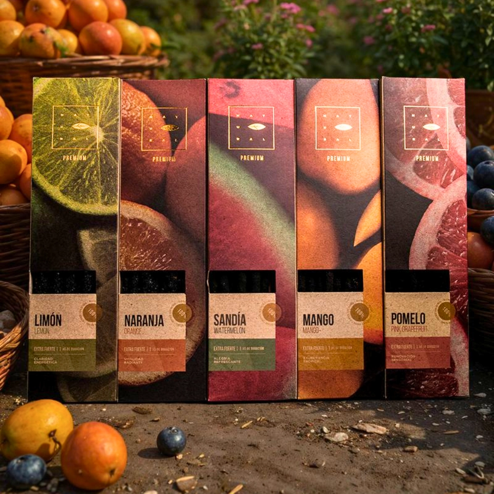 Sahumerios Natural Premium Frutal x 6 Varillas Sagrada Madre