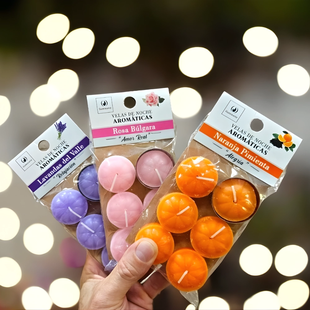 Velas de Noche Aromáticas x 6 unidades Sahufal