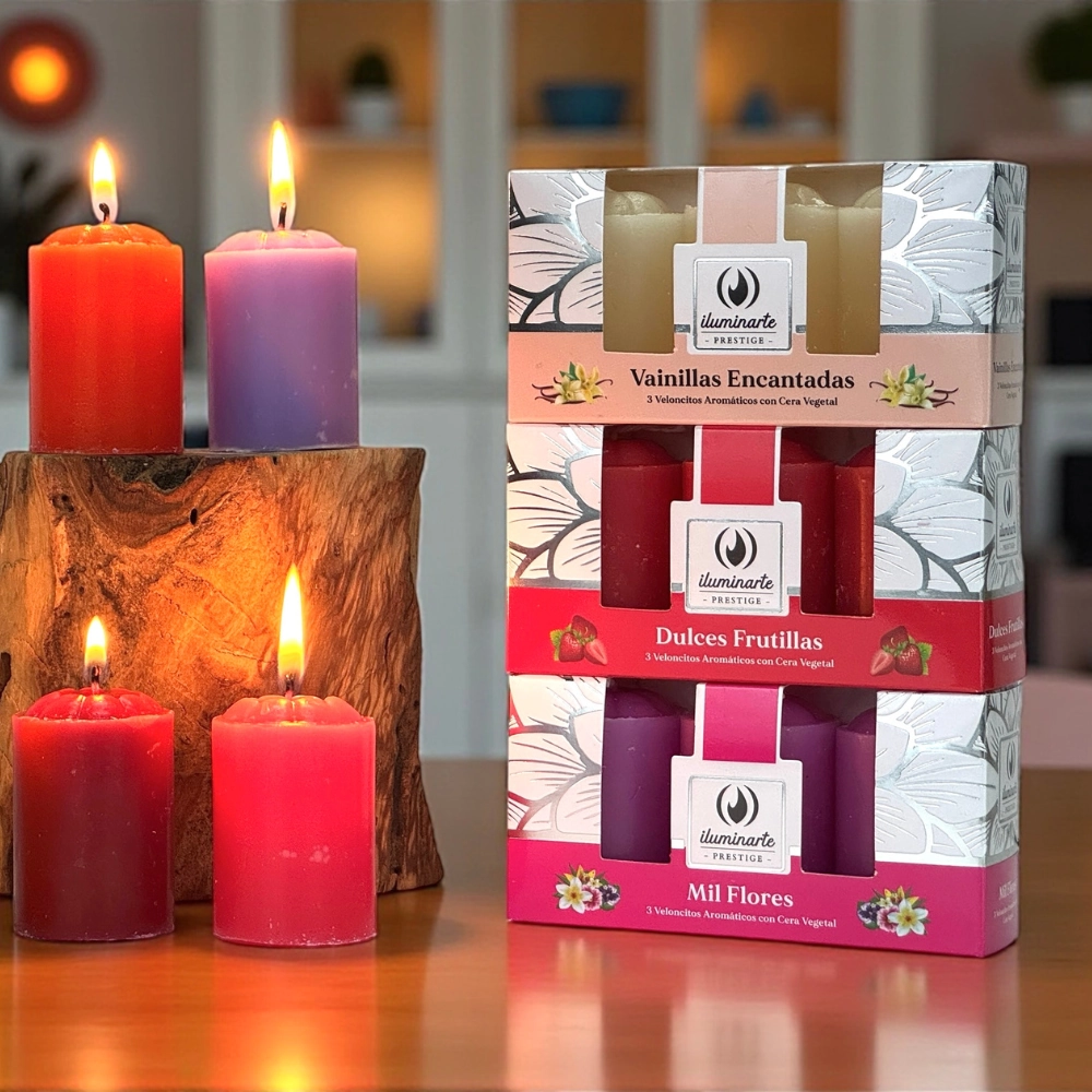 Veloncito Aromático x 3 unidades Iluminarte Sahufal