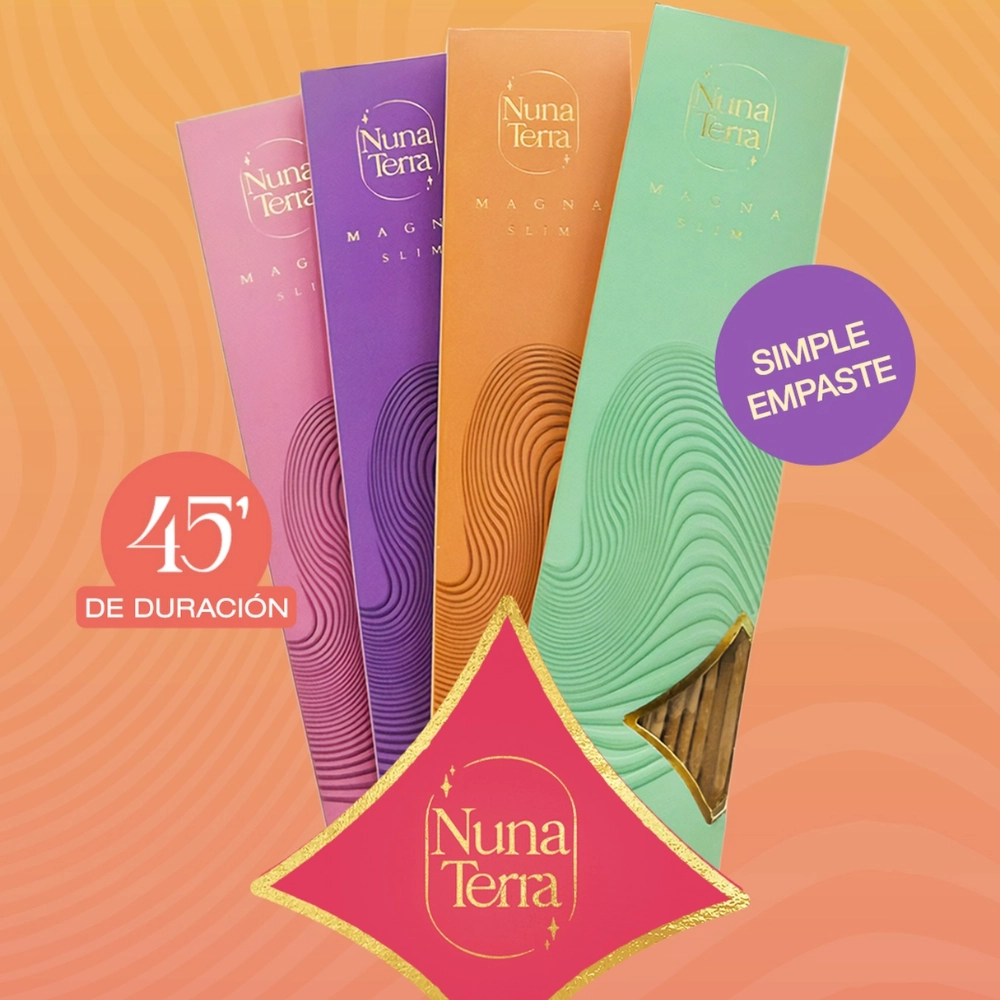 Sahumerios Magna Slim Nuna Terra x 10 varillas SAHUFAL
